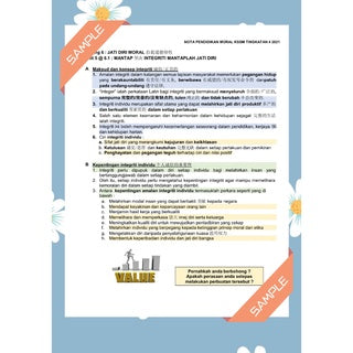 SPM PMoral笔记 双语版 KSSM Format Form 4-5